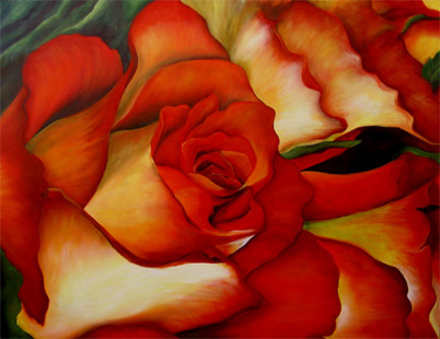 Rosas - 70 x 90 - Tcnica Mista